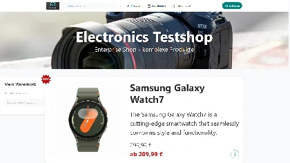 Test shop Electronics Vorschau